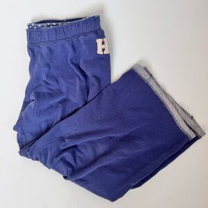 Tommy Hilfiger Blue Retro Wide Leg Capri Sweatpants Size Small